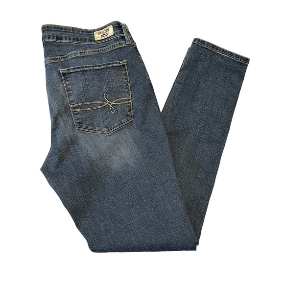 Denizen by Levi Modern Skinny Mid Rise Jean. Medium Blue Size 14 Long #777 - Picture 4 of 9